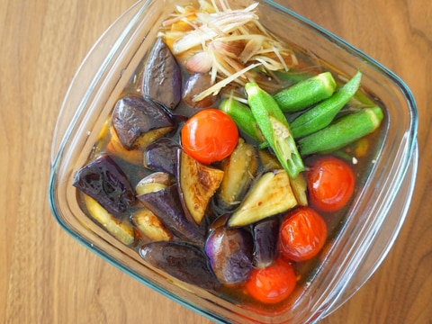 夏野菜の焼きびたし